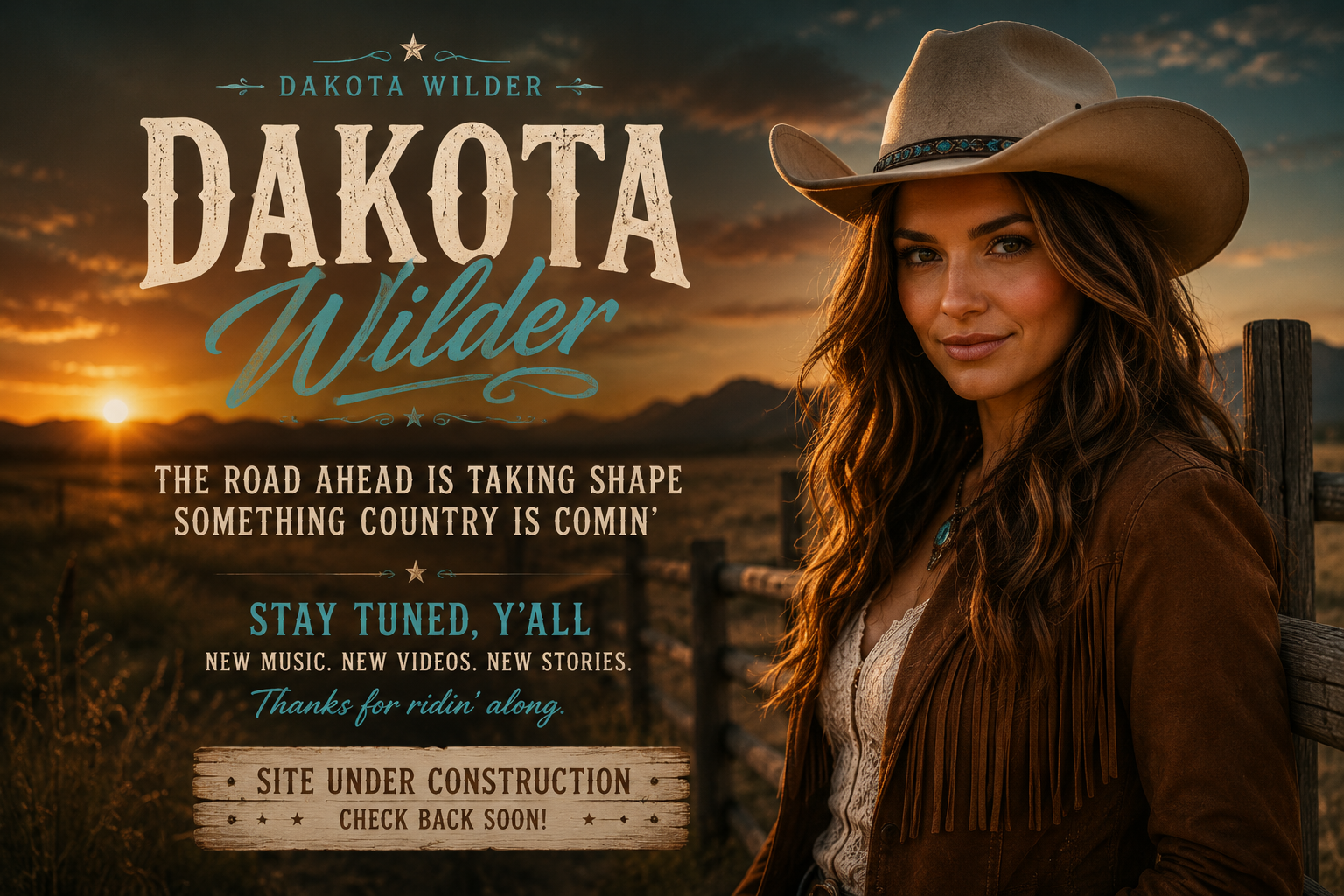 Dakota Wilder official website coming soon